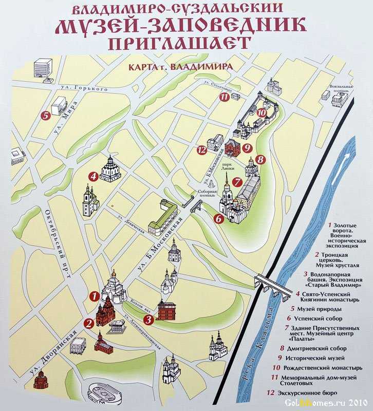 33 достопримечательности владимира – самое интересное, что нужно увидеть