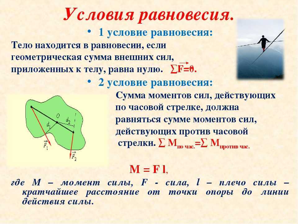 Сила действующая на тело определяется. Условия равновесия сил 7 класс. Условия равновесия тел физика. Условия равновесия твердого тела 7 класс. Условия равновесия тел 10 класс.