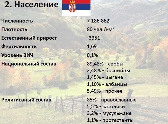 28 интересных фактов о сербии > точка-ру