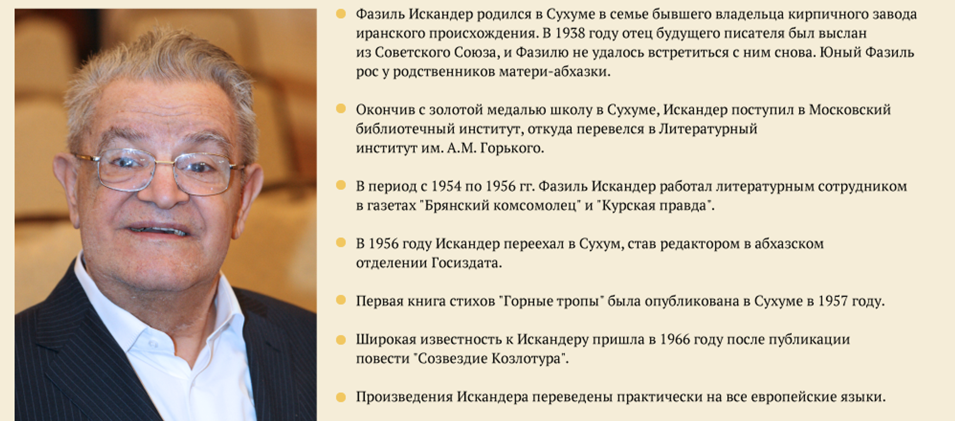 Фазиль искандер: воспевающий абхазию