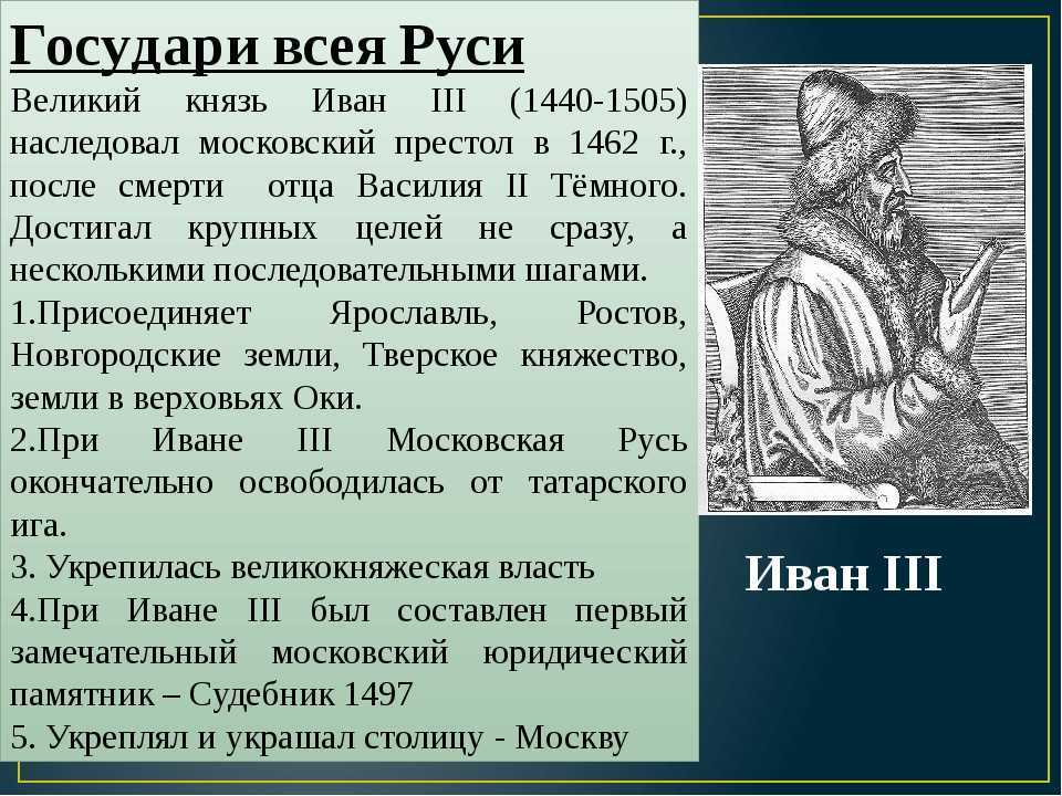 Князь это в истории 6. Принятие Иваном 3 титула Государь всея Руси.