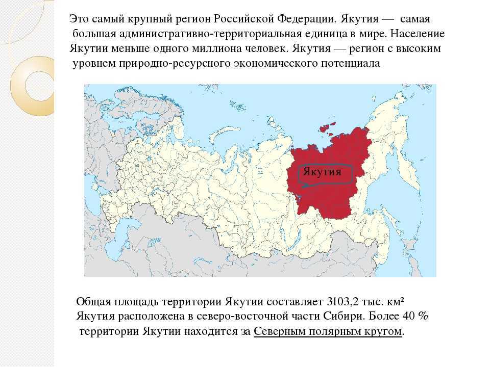 Крупнейших по площади субъектов российской федерации