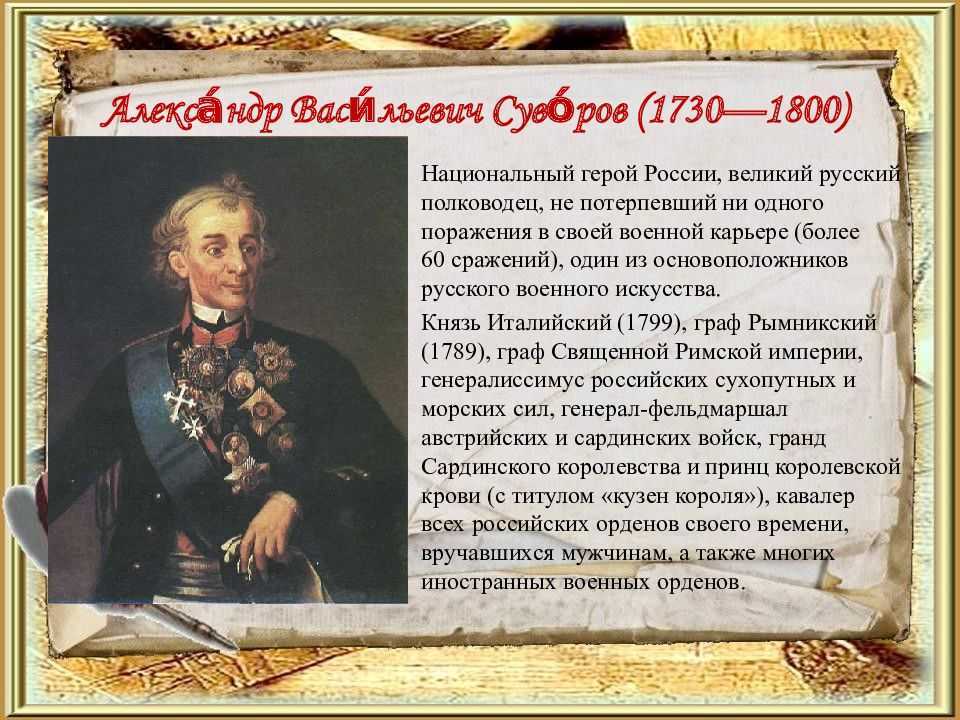 О суворове
