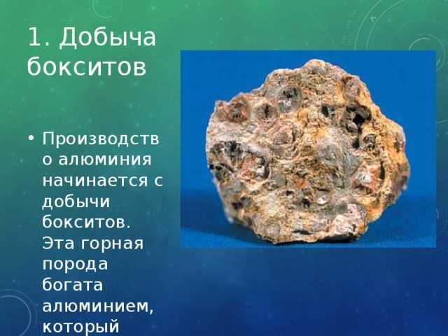 Как называется алюминиевая руда: от добычи до получения металла. лидеры добычи в мире