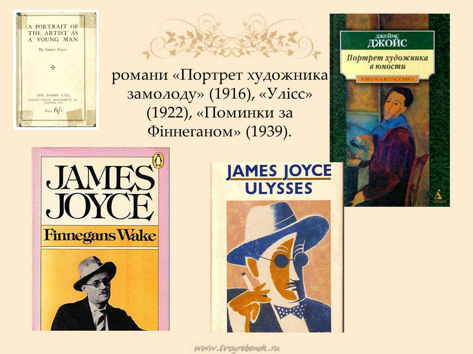 Джеймс джойс - биография писателя, жизнь автора, лучшие книги