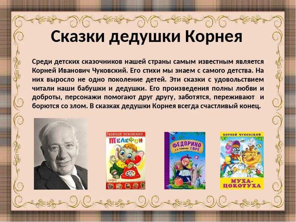 Корней чуковский биография презентация 2 класс