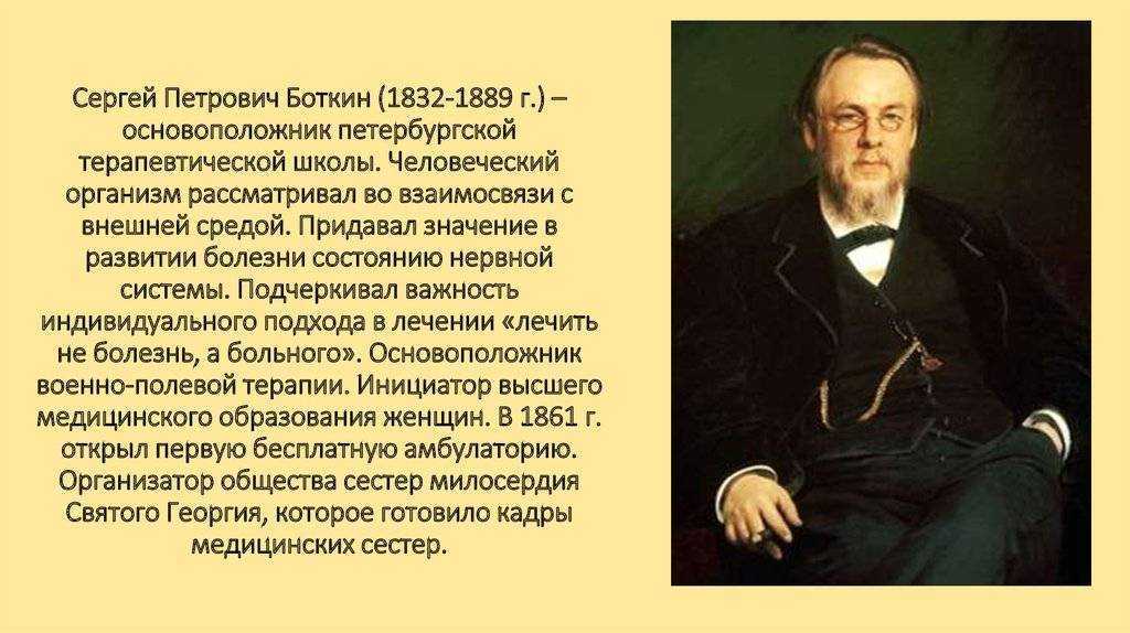 Сергей боткин — петрович, вклад в медицину, врач, 1832, 1889, наука, дети, смерть - 24сми
