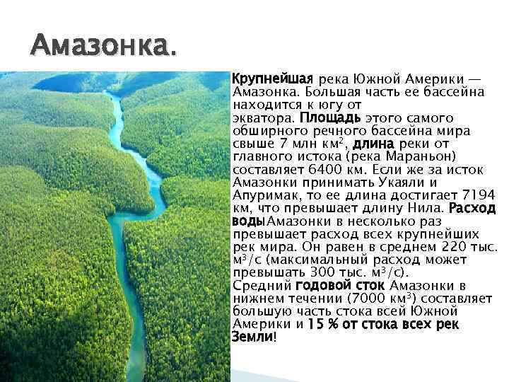 Длина амазонки: ширина, протяженность и описание с фото