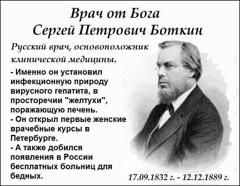 Боткин сергей петрович презентация вклад в медицину