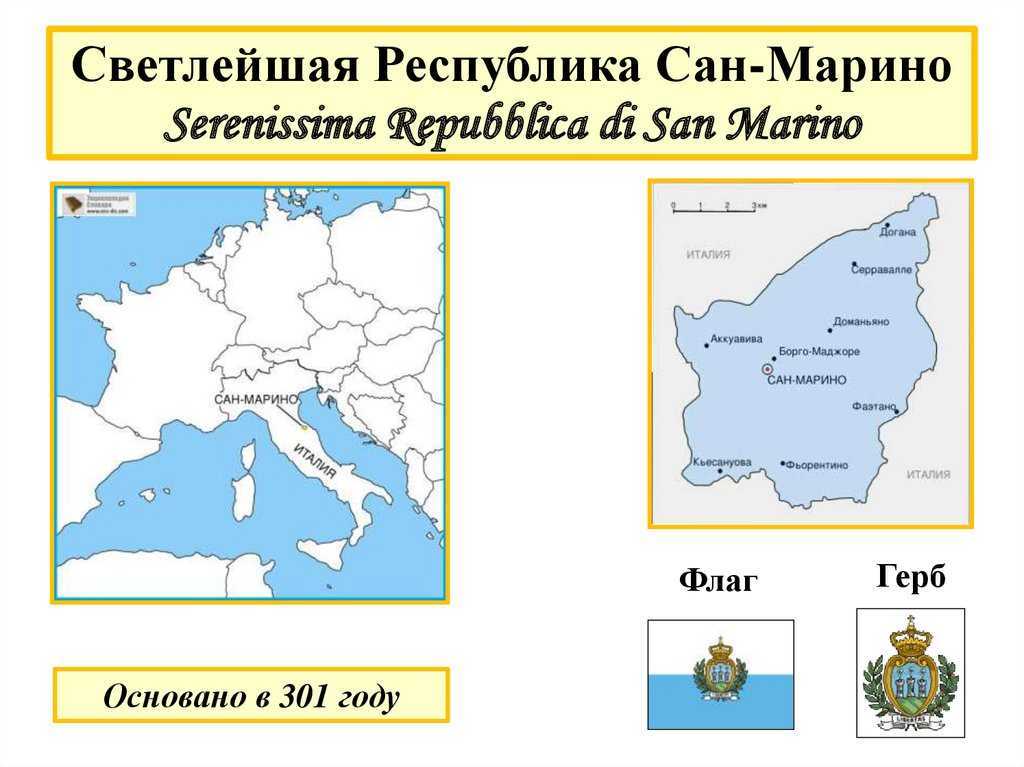 Государство сан-марино