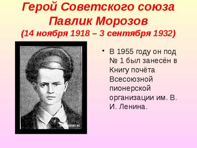 Чем знаменит павлик морозов? павлик морозов: история