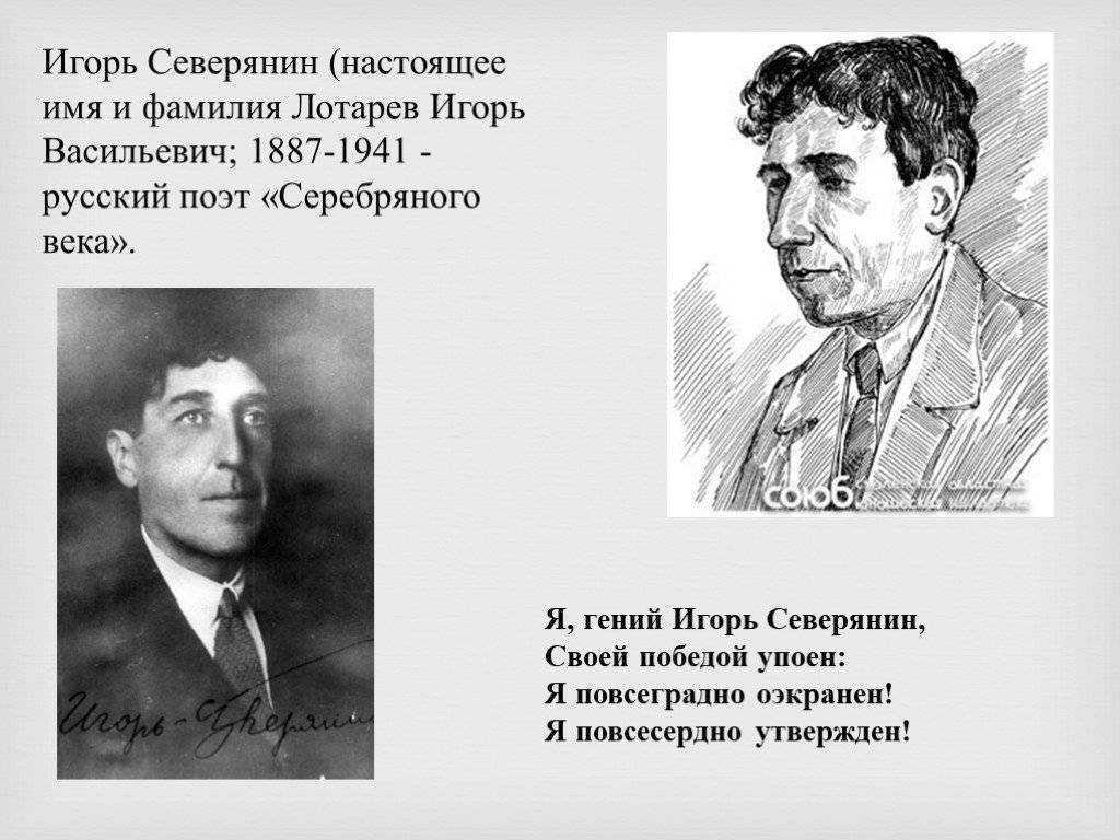 Игорь северянин, подробная биография