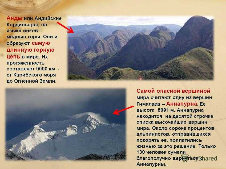 В какой стране находится гора анд. Анды андийские Кордильеры. Горная система Кордильеры. Горная система Анды. Высота гор Кордильеры.