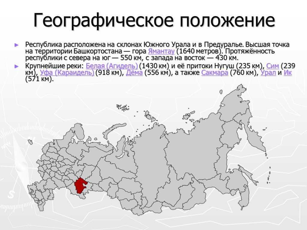 Республика башкортостан входит в. Географическое положение Башкортостана на карте РФ. Географическое положение Башкортостана на карте России. Башкирия на карте России. Республика Башкортостан на карте России.