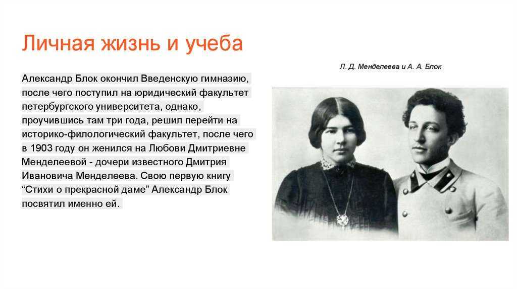 Блок приходит. Личная жизнь блока Александра Александровича. Личная жизнь блока. Жизнь блок Александр Александрович. Блок Александр Александрович семья.