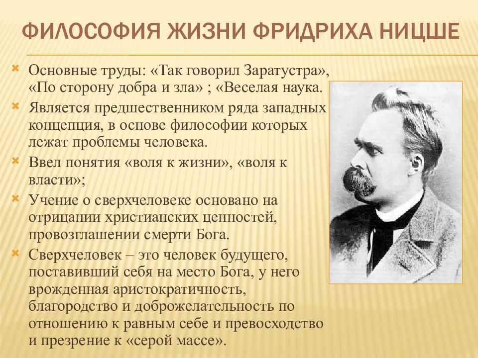 Фридриха ницше кратко. Теория сверхчеловека Ницше. Ницше Сверхчеловек кратко.