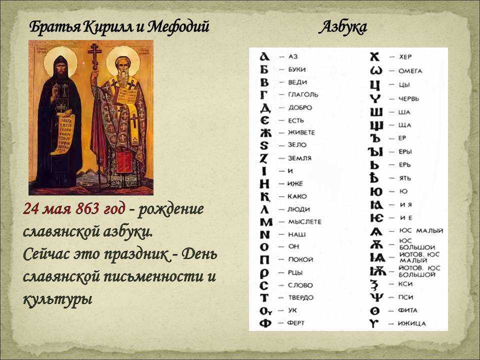 10 интересных фактов о кирилле и мефодии – братьях, создателях славянской азбуки
